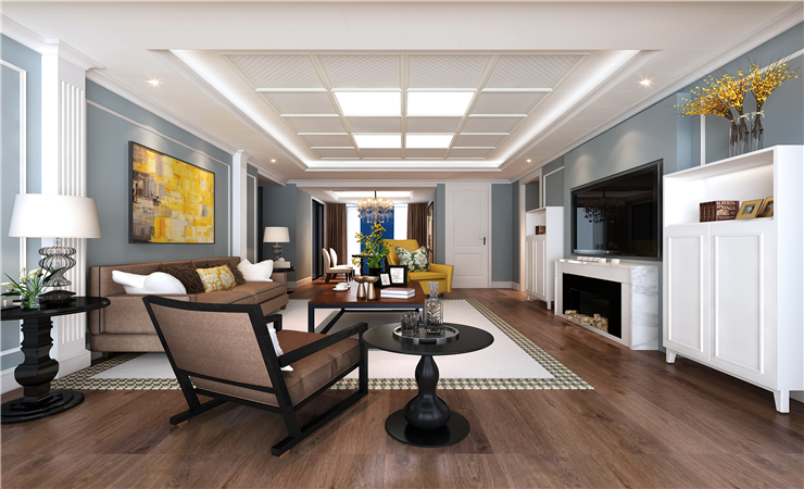 大板集成吊頂近年來(lái)很是流行，因?yàn)榘惭b方便，耐臟耐磨，使用壽命長(zhǎng)等原因，裝修廚衛(wèi)頂部時(shí)一般都會(huì)使用到它