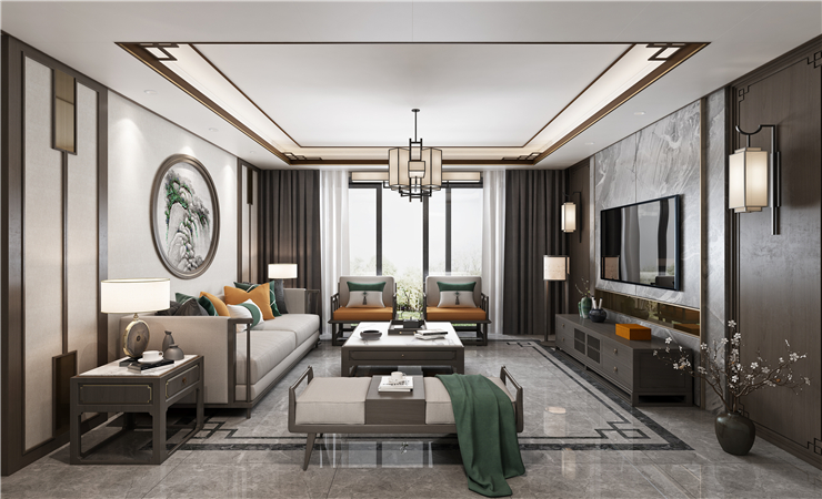 電視背景墻的對稱性是設計中相對普遍。 電視背景墻的對稱性是設計中相對普遍。