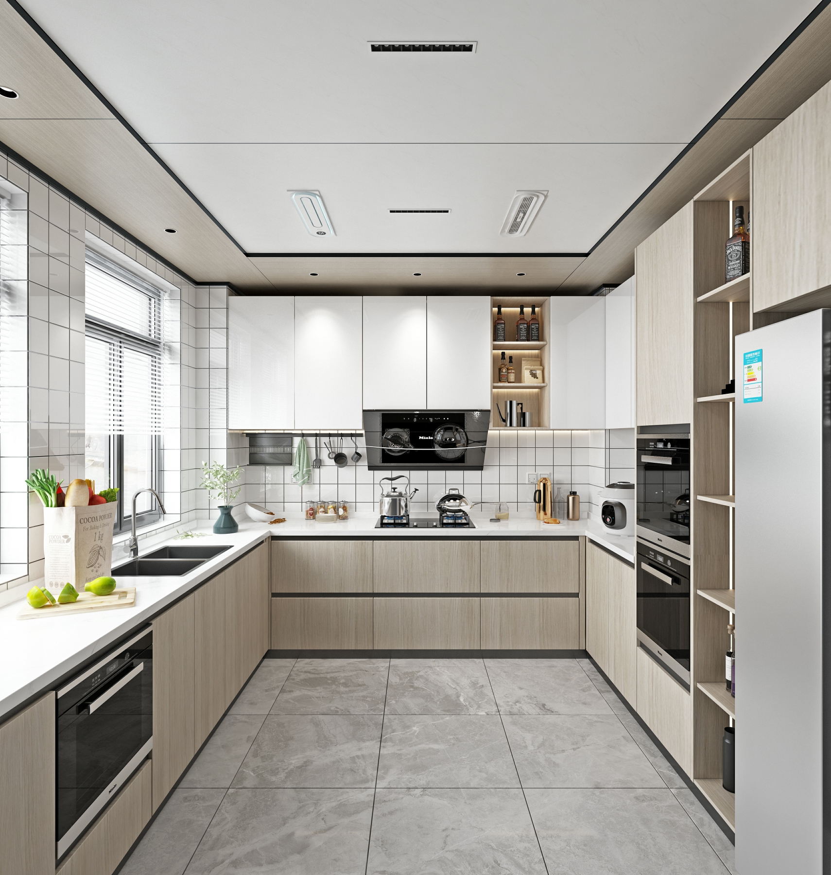 廚房吊頂裝修效果圖二 廚房吊頂裝修效果圖二